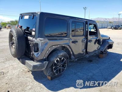 Trzecie zdjęcie samochodu z tyłu: 2020 JEEP WRANGLER UNLIMITED SPORT VIN:1C4HJXDN9LW198321 - miniatura