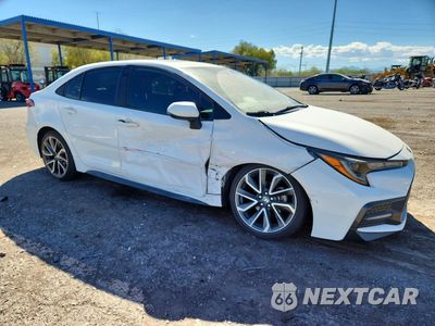 Czwarte zdjęcie samochodu z boku: 2021 TOYOTA COROLLA XSE VIN:JTDT4MCE3MJ066347 - miniatura