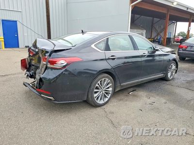 Trzecie zdjęcie samochodu z tyłu: 2017 GENESIS G80 3.8 VIN:KMHGN4JE4HU178219 - miniatura