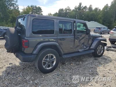 Trzecie zdjęcie samochodu z tyłu: 2019 JEEP WRANGLER UNLIMITED SAHARA VIN:1C4HJXEG6KW671266 - miniatura