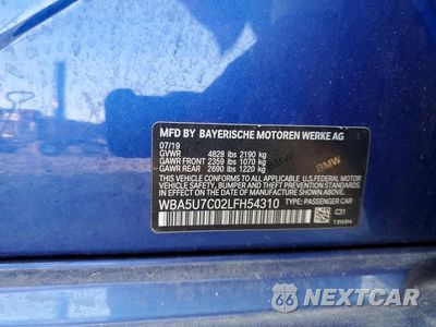 Zdjęcie 13 z 13 samochodu: 2020 BMW M340I VIN:WBA5U7C02LFH54310 - miniatura
