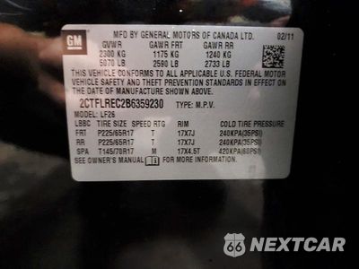Zdjęcie 14 z 14 samochodu: 2011 GMC TERRAIN SLE VIN:2CTFLREC2B6359230 - miniatura