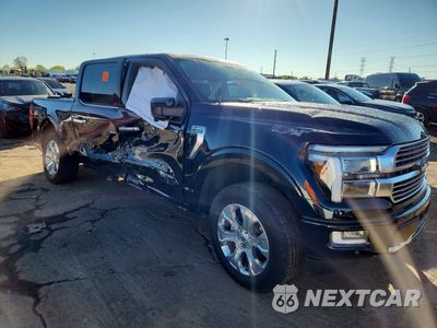 Czwarte zdjęcie samochodu z boku: 2026 FORD F150 PLATINUM VIN:1FTFW7L8XTFA82906 - miniatura