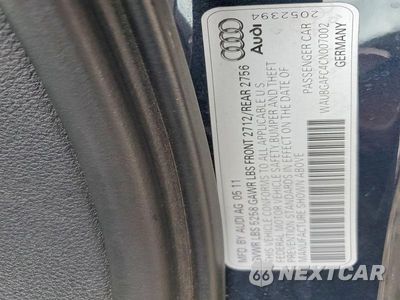 Zdjęcie 12 z 12 samochodu: 2012 AUDI A6 VIN:WAUBGAFC4CN007002 - miniatura