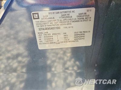 Zdjęcie 12 z 12 samochodu: 2010 GMC TERRAIN SLE VIN:2CTALDEW5A6311680 - miniatura