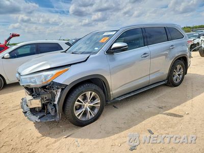 2015 TOYOTA HIGHLANDER XLE 5TDKKRFHXFS100763 - główne zdjęcie licytacji z USA - miniatura