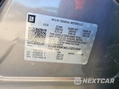 Zdjęcie 14 z 14 samochodu: 2018 BUICK ENCLAVE ESSENCE VIN:5GAERBKW1JJ231656 - miniatura