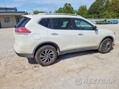 Trzecie zdjęcie samochodu z tyłu: 2016 NISSAN ROGUE SL VIN:KNMAT2MT6GP736809 - miniatura