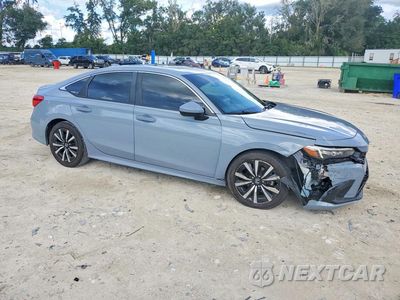 Czwarte zdjęcie samochodu z boku: 2024 HONDA CIVIC EX VIN:2HGFE1F77RH309464 - miniatura