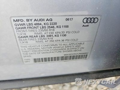Zdjęcie 14 z 14 samochodu: 2018 AUDI Q3 PREMIUM VIN:WA1ECCFS7JR008952 - miniatura