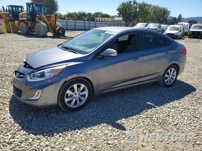 2014 HYUNDAI ACCENT GLS KMHCU4AE6EU765356 - główne zdjęcie licytacji z USA - miniatura