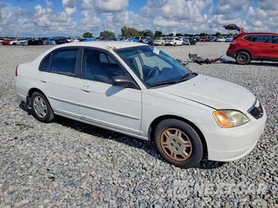 Czwarte zdjęcie samochodu z boku: 2002 HONDA CIVIC LX VIN:2HGES16522H585849 - miniatura