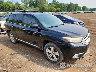 Czwarte zdjęcie samochodu z boku: 2011 TOYOTA HIGHLANDER LIMITED VIN:5TDDK3EH0BS053714 - miniatura