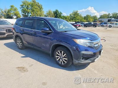 Czwarte zdjęcie samochodu z boku: 2020 HONDA PILOT EXL VIN:5FNYF5H55LB021026 - miniatura