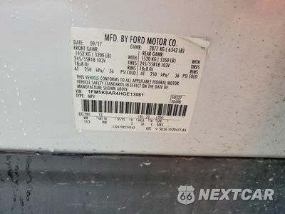 Zdjęcie 13 z 13 samochodu: 2017 FORD EXPLORER POLICE INTERCEPTOR VIN:1FM5K8AR4HGE13081 - miniatura