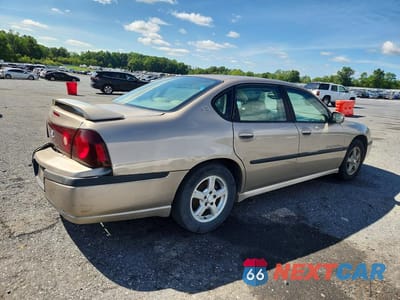 Trzecie zdjęcie samochodu z tyłu: 2003 CHEVROLET IMPALA LS VIN:2G1WH55KX39396578 - miniatura