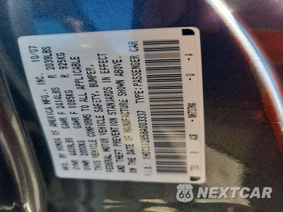 Zdjęcie 12 z 12 samochodu: 2008 HONDA ACCORD EXL VIN:1HGCS12858A003337 - miniatura