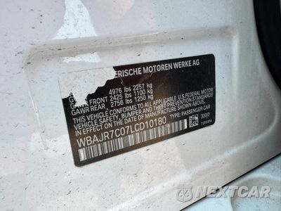 Zdjęcie 10 z 10 samochodu: 2020 BMW 530 XI VIN:WBAJR7C07LCD10180 - miniatura