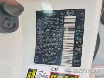 Zdjęcie 12 z 12 samochodu: 2023 TOYOTA CAMRY SE NIGHTSHADE VIN:4T1G11AK2PU096388 - miniatura