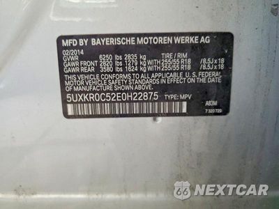 Zdjęcie 14 z 14 samochodu: 2014 BMW X5 XDRIVE35I VIN:5UXKR0C52E0H22875 - miniatura