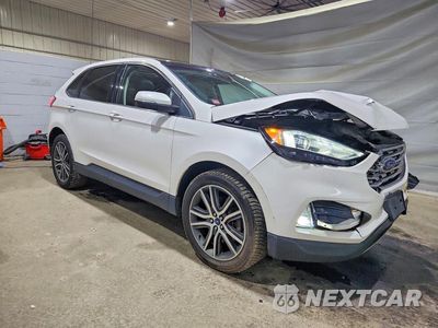 Czwarte zdjęcie samochodu z boku: 2019 FORD EDGE TITANIUM VIN:2FMPK4K91KBB58890 - miniatura