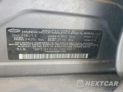Zdjęcie 23 z 24 samochodu: 2014 HYUNDAI SONATA GLS VIN:5NPEB4AC6EH867817 - miniatura