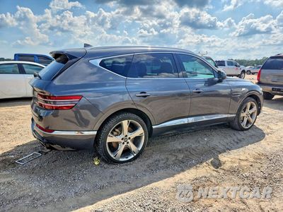 Trzecie zdjęcie samochodu z tyłu: 2021 GENESIS GV80 3.5T VIN:KMUHCESC0MU053033 - miniatura