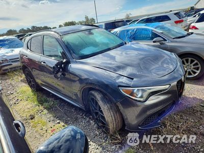 Czwarte zdjęcie samochodu z boku: 2021 ALFA ROMEO STELVIO TI VIN:ZASPAKBN6M7D15650 - miniatura