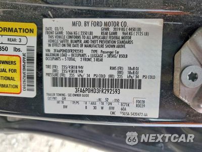 Zdjęcie 12 z 12 samochodu: 2015 FORD FUSION SE VIN:3FA6P0HD3FR292593 - miniatura