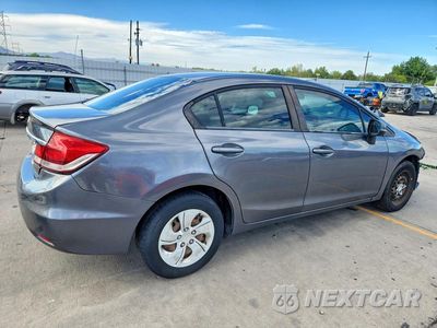 Trzecie zdjęcie samochodu z tyłu: 2013 HONDA CIVIC LX VIN:19XFB2F52DE097945 - miniatura