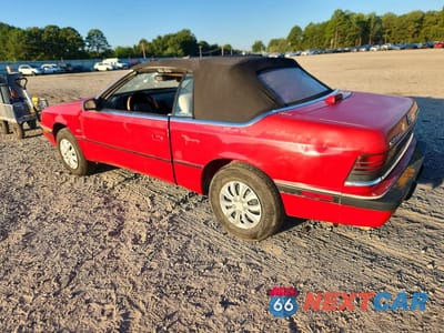 Drugie zdjęcie samochodu z przodu: 1991 CHRYSLER LEBARON VIN:1C3XJ4532MG139960 - miniatura