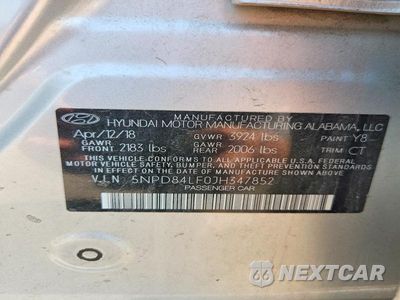 Zdjęcie 12 z 12 samochodu: 2018 HYUNDAI ELANTRA SEL VIN:5NPD84LF0JH347852 - miniatura