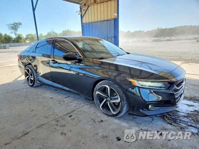 Czwarte zdjęcie samochodu z boku: 2022 HONDA ACCORD SPORT VIN:1HGCV1F32NA118110 - miniatura