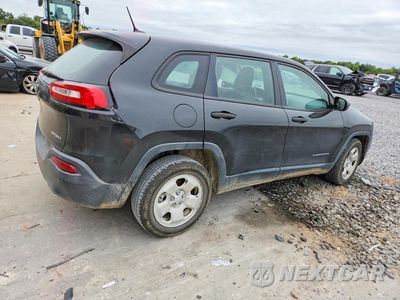 Trzecie zdjęcie samochodu z tyłu: 2014 JEEP CHEROKEE SPORT VIN:1C4PJLAB0EW288510 - miniatura