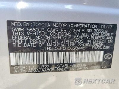 Zdjęcie 12 z 12 samochodu: 2017 LEXUS LS 460 VIN:JTHCL5EF8H5028446 - miniatura
