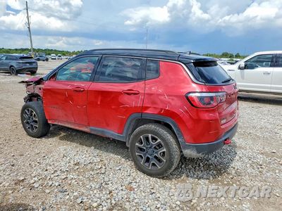 Drugie zdjęcie samochodu z przodu: 2020 JEEP COMPASS TRAILHAWK VIN:3C4NJDDB8LT159393 - miniatura