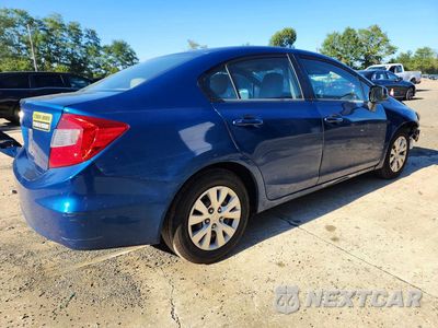 Trzecie zdjęcie samochodu z tyłu: 2012 HONDA CIVIC LX VIN:2HGFB2F51CH535665 - miniatura