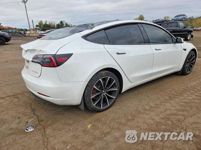 Trzecie zdjęcie samochodu z tyłu: 2023 TESLA MODEL 3 VIN:5YJ3E1EC7PF602994 - miniatura