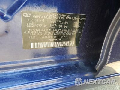 Zdjęcie 12 z 12 samochodu: 2012 HYUNDAI ELANTRA GLS VIN:5NPDH4AE4CH102081 - miniatura