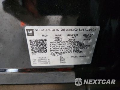 Zdjęcie 13 z 13 samochodu: 2019 CHEVROLET EQUINOX LT VIN:3GNAXKEV3KL375605 - miniatura