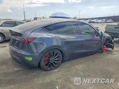 Trzecie zdjęcie samochodu z tyłu: 2022 TESLA MODEL Y VIN:7SAYGDEF2NF405775 - miniatura