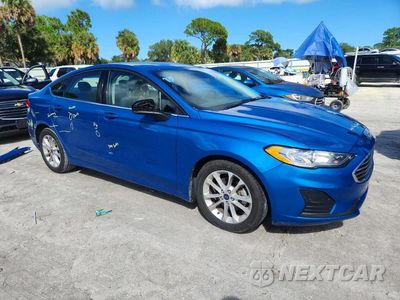 Czwarte zdjęcie samochodu z boku: 2020 FORD FUSION SE VIN:3FA6P0HDXLR221791 - miniatura