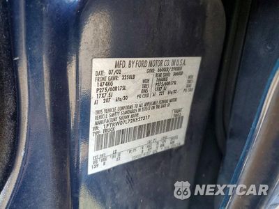 Zdjęcie 12 z 12 samochodu: 2002 FORD F150 SUPERCREW VIN:1FTRW07L72KE27317 - miniatura