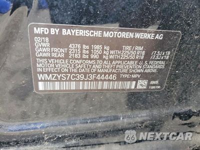 Zdjęcie 12 z 12 samochodu: 2018 MINI COOPER COUNTRYMAN VIN:WMZYS7C39J3F44446 - miniatura