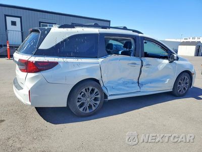 Trzecie zdjęcie samochodu z tyłu: 2025 HONDA ODYSSEY TOURING VIN:5FNRL6H80SB004744 - miniatura
