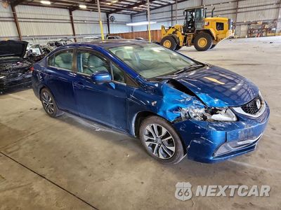 Czwarte zdjęcie samochodu z boku: 2015 HONDA CIVIC EX VIN:19XFB2F80FE230943 - miniatura