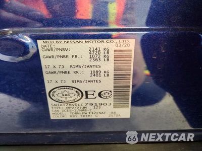 Zdjęcie 13 z 13 samochodu: 2020 NISSAN ROGUE S VIN:5N1AT2MV0LC791903 - miniatura