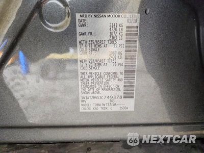 Zdjęcie 13 z 13 samochodu: 2018 NISSAN ROGUE S VIN:5N1AT2MVXJC749378 - miniatura