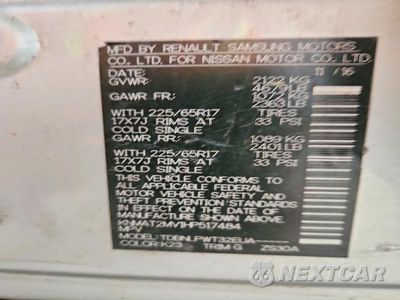 Zdjęcie 13 z 13 samochodu: 2017 NISSAN ROGUE S VIN:KNMAT2MV1HP517484 - miniatura
