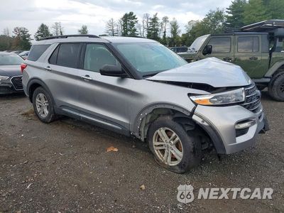 Czwarte zdjęcie samochodu z boku: 2021 FORD EXPLORER XLT VIN:1FMSK8DH3MGB27304 - miniatura